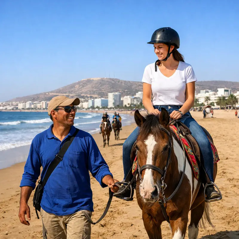 Agadir Horse Riding on the Beach