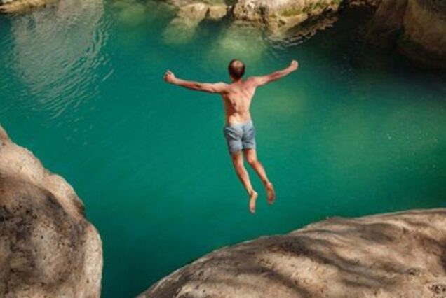 Natural pools and scenery in Paradise Valley, Agadir